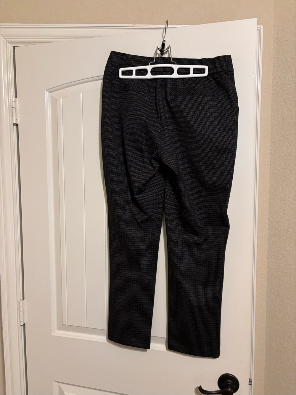 Wit & Wisdom Black Textured Dress Pants